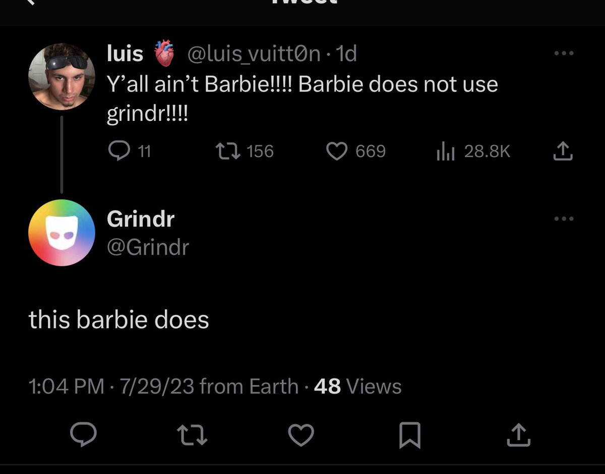 this barbie lets minors into their app and hook up with old men😍