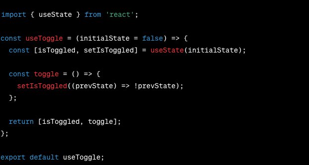 VaibhavTechDev's tweet image. Day 17 of #30DaysOfReact: I learned about custom hooks and merge with useContext()!
They're a powerful way to manage state in React, and they can really make your code more reusable.
I created a simple app with custom hooks and useContext() to manage the toggle state.