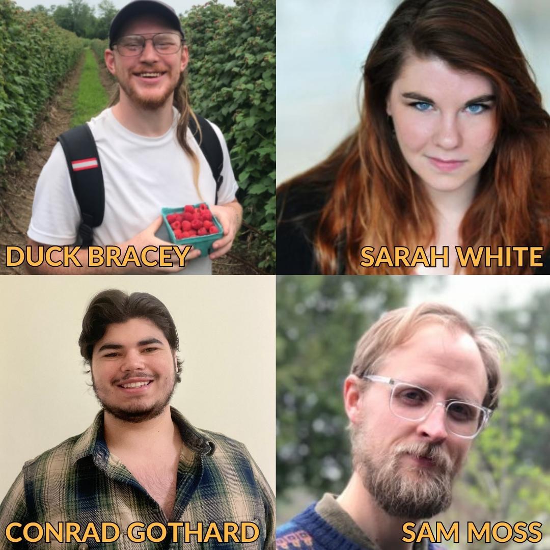 shakespearectr's tweet photo. Meet the incredible Summer Props team! Duck Bracey is ASC's Technical Properties Director &amp; our Props Artisan team consists of Sarah White, Conrad Gothard, &amp; Sam Moss. Don't forget these faces when you see the amazing props this season!

Read their bios >> https://t.co/xvRml7p77V https://t.co/4Cf0hOkFy8