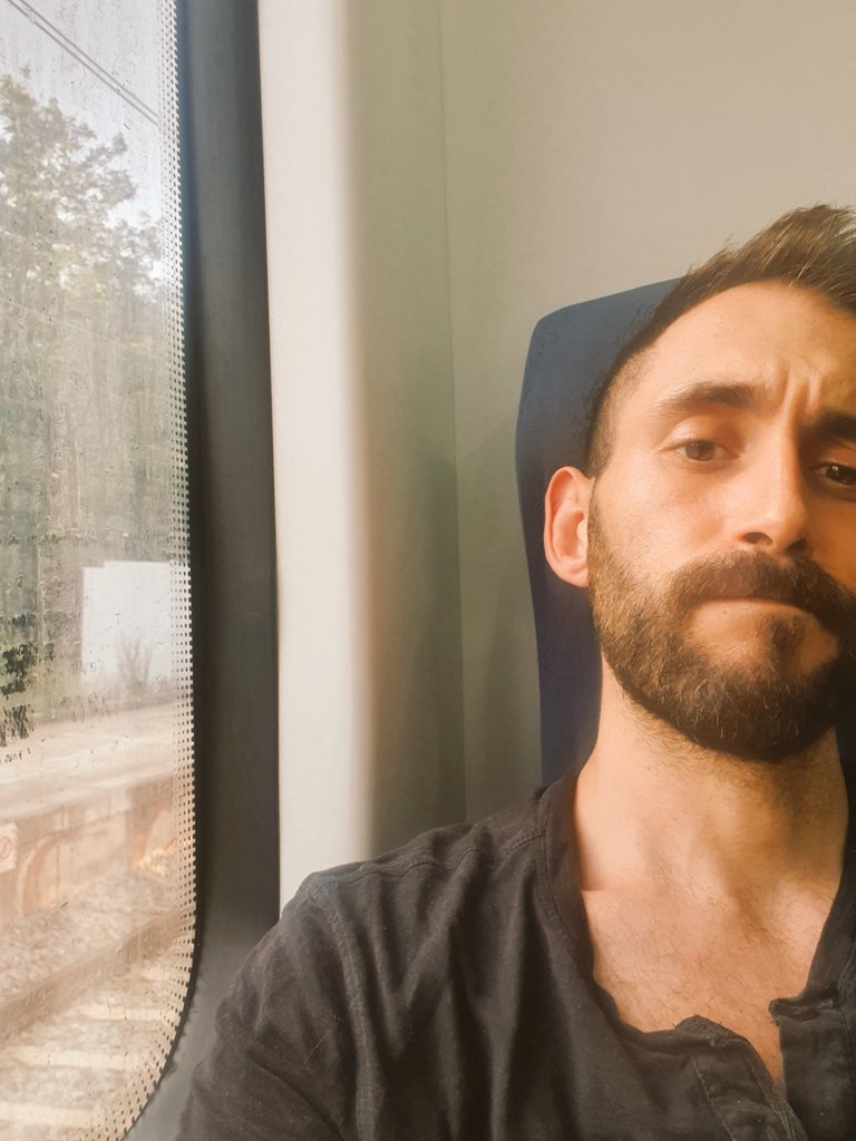 emil_zale's tweet photo. Segundo tren del día, nivel de calor: infierno.
Parezco una piscina, estoy inundado de sudor... #senhelp https://t.co/PioS7gNzoD