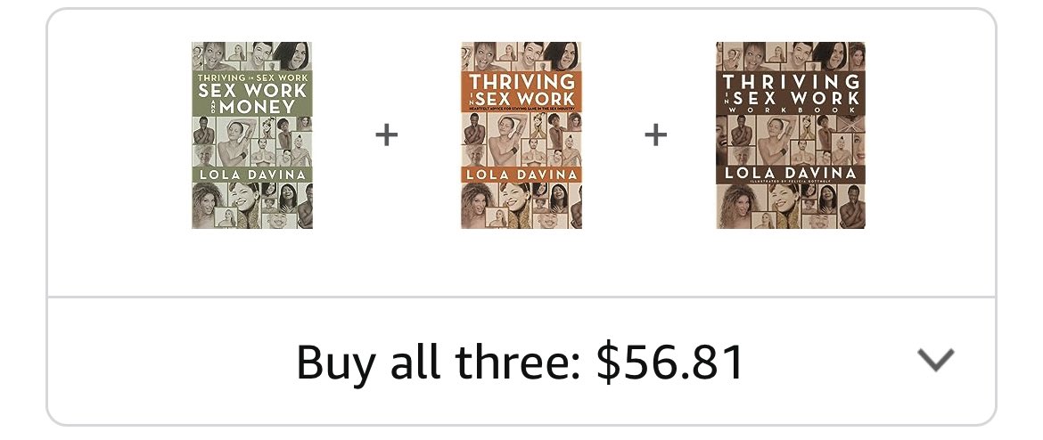 Any clients wanna help me out? I buy these books to give out to sex workers for free at @SW_ThriveHive support group meetings and we are running super low lately. Can e-transfer me at lulabluebabe@gmail.com