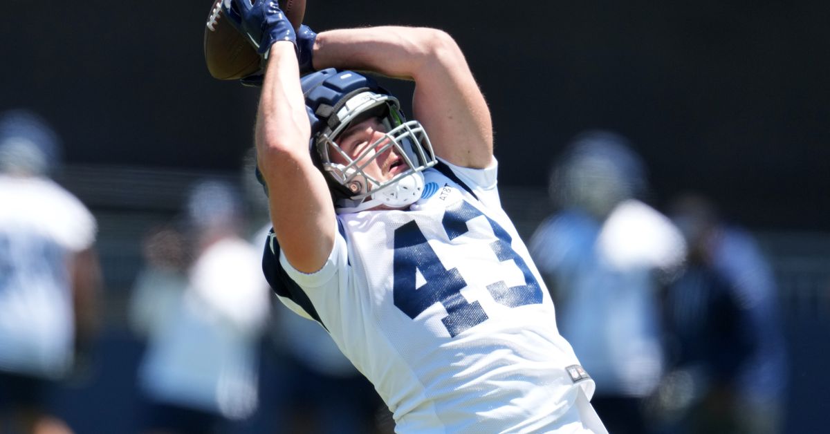 RonBohning's tweet photo. Cowboys countdown to kickoff: #43 Hunter Luepke #DallasCowboys #CowboysNation #DC4L https://t.co/H2JAtG9tc7 https://t.co/WQcYpUwPVF