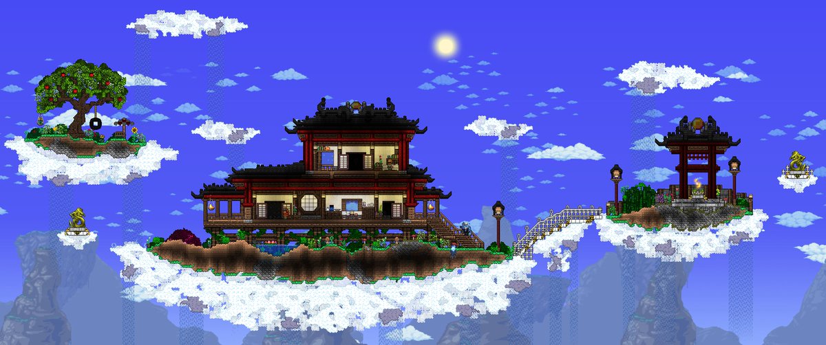 meowlaxy_'s tweet photo. Finished my japanese floting islands
#terraria #terrariabuilds https://t.co/9U61r1zEEL