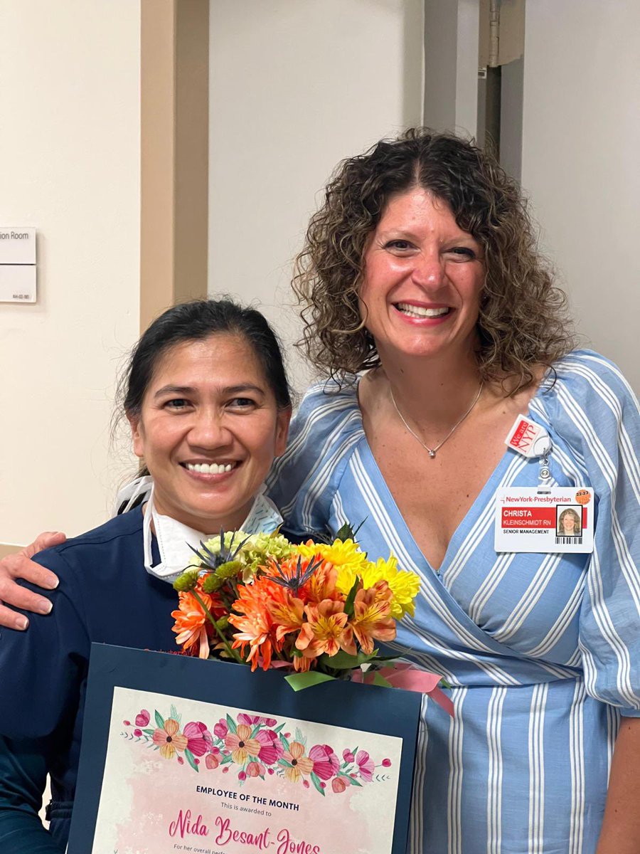 Huge Congratulations to Nida— Allen Hospital’s Employee of the Month!! “Though small in stature…you are a Giant nurturer, patient, understanding &amp; very humble! An Amazing Nurse!” <a href="/R4Allen_ACNW/">Allen/ACNW R4 Committee</a> <a href="/AllinatTheAllen/">AllenHospital</a>