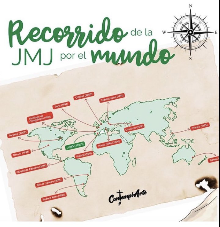 eveyhugo96's tweet photo. Donde se ha celebrado la Jornada Mundial la Juventud
#jmjlisboa2023 #Jmj2023teresiajos
#Contemplarte https://t.co/QLTXZzL9AU