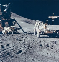 URDailyHistory's tweet photo. 31 July 1971: #Apollo 15 astronauts David #Scott and James #Irwin become the first #astronauts to use the lunar rover on the #Moon. The Apollo 15 mission was the fourth to the Moon.. #history #HistoryMatters #OTD  #ad https://t.co/PZvgiTcHZ2 https://t.co/rACE3T4z7j