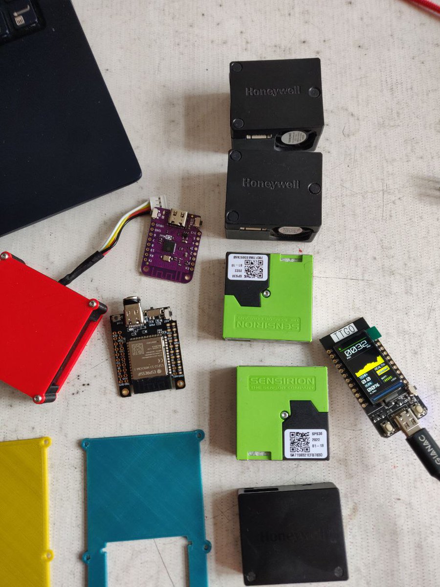 canairq's tweet photo. Empezando día de cacharreo para tener una estación fija CanAirIO en las instalaciones de https://t.co/vusK6TLlnM y si alcanzamos una estación móvil 😃
#Airquality #CanAirIO #ESP32 #HackBo #CitizenScience https://t.co/JFRR5tceE9