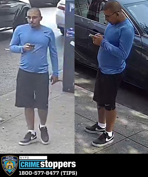 NYPDnews's tweet photo. 🚨WANTED for ASSAULT: On 7/27 at 3:25 PM, in front of 1217 Foster Ave in Brooklyn, the suspect approached an 81-year-old man sitting on a bench and punched his head numerous times before fleeing. If you have any info DM @NYPDTips or call 800-577-TIPS https://t.co/xpfXYYAize