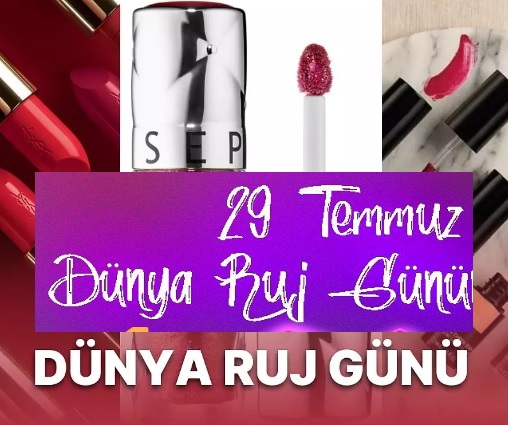 AzraDanNeHaber's tweet photo. 29 TEMMUZ #DÜNYARUJGÜNÜ 
Öyle ki kadınların ikonik bakım ve güzellik ürünü rujun güçlü etkisini öne çıkarmak için 29 Temmuz #Dünya #Ruj Günü olarak ilan edilmiş. https://t.co/9ekSbWUSq0