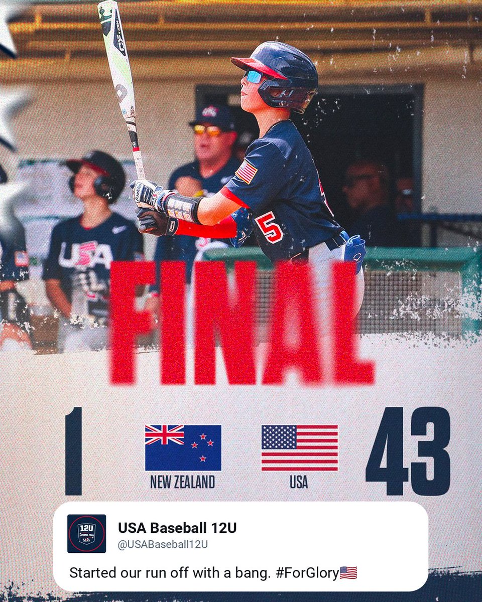 This final score is ABSURD 😱 

(via <a href="/USABaseball12U/">USA Baseball 12U</a>)