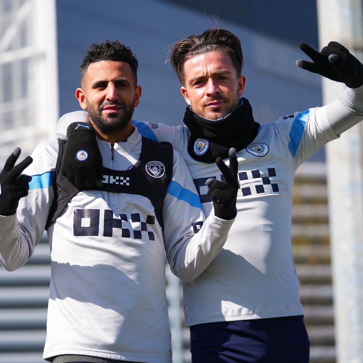 JackGrealish's tweet photo. Ahhh @Mahrez22 🤣 What a guy!! One of the funniest guys I’ve ever met and one of the best I’ve ever played with 🪄 all the best my brother you will be missed 🫶🏻💙 https://t.co/CIxnpcsomD