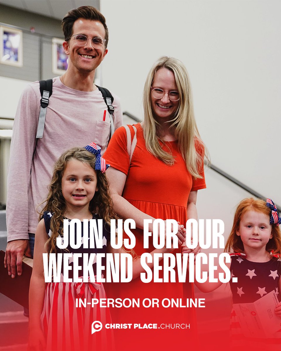 cplacechurch's tweet photo. Time spent with God is never wasted. Hope to see you this weekend!
#ChristPlace #WeekendServices #SpendTimeWithGod #ComeAndWorshipWithUs #ChurchInvite https://t.co/LKFTVzP86i