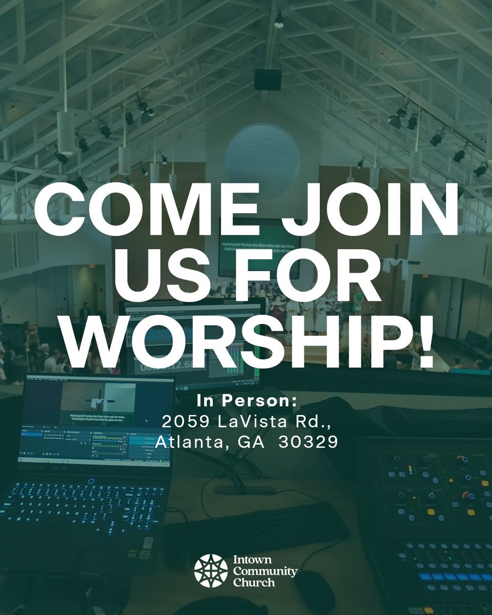 Intown_Church's tweet photo. Prepare your heart for an uplifting worship and praise experience tomorrow as we gather in the presence of God.
Come just as you are, and don't forget to invite a friend.
Service starts at 10:45 AM.
#IntownChurchATL
#IntownCommunity
#ChangedKnownSent
#WorshipService https://t.co/skSoT40sxU