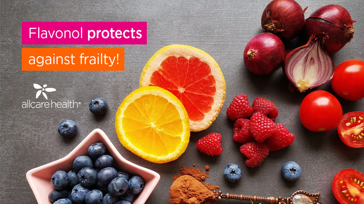 New research shows a diet rich in one particular #nutrient, a flavonol known as quercetin, offers significant protection against #frailty in older age. Learn which are “anti-aging” foods: AllCareHealth.com/articles-event… #AllCareHealth