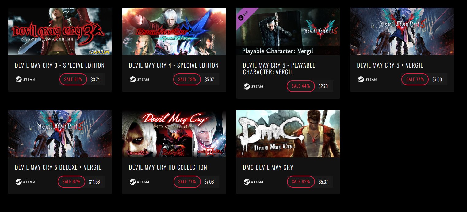 Devil May Cry HD Collection on Steam