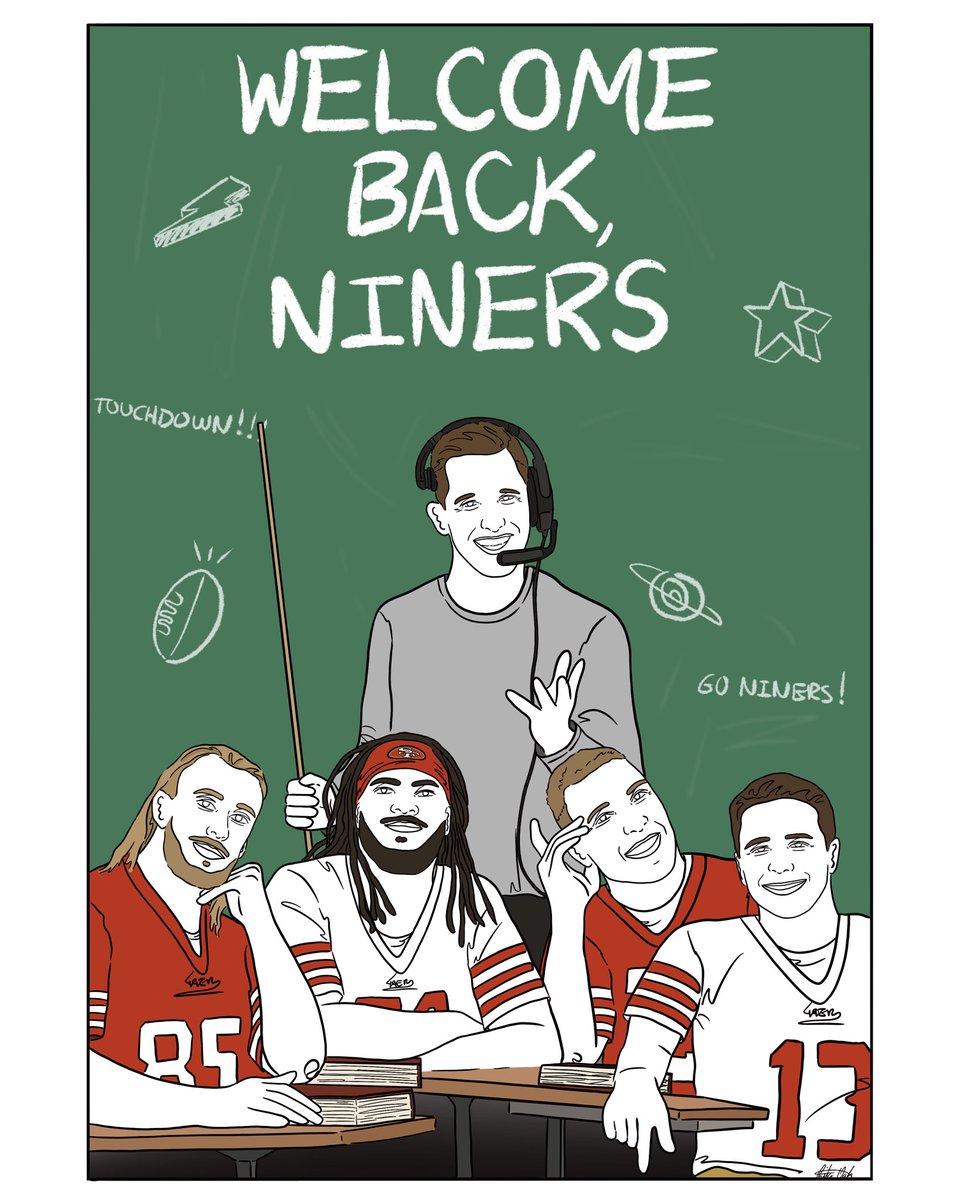 Welcome Back, Niners!! 💥
The season is almost starting, who’s excited? 🙌🏼