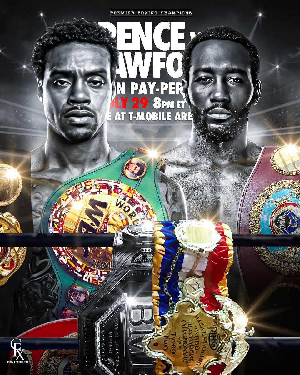 cinimodfx's tweet photo. Im hyped up! Who do you got? #spencecrawford #cinimodfx #ErrolSpenceJr #TerenceCrawford #Boxing https://t.co/ivGoVGmDKj