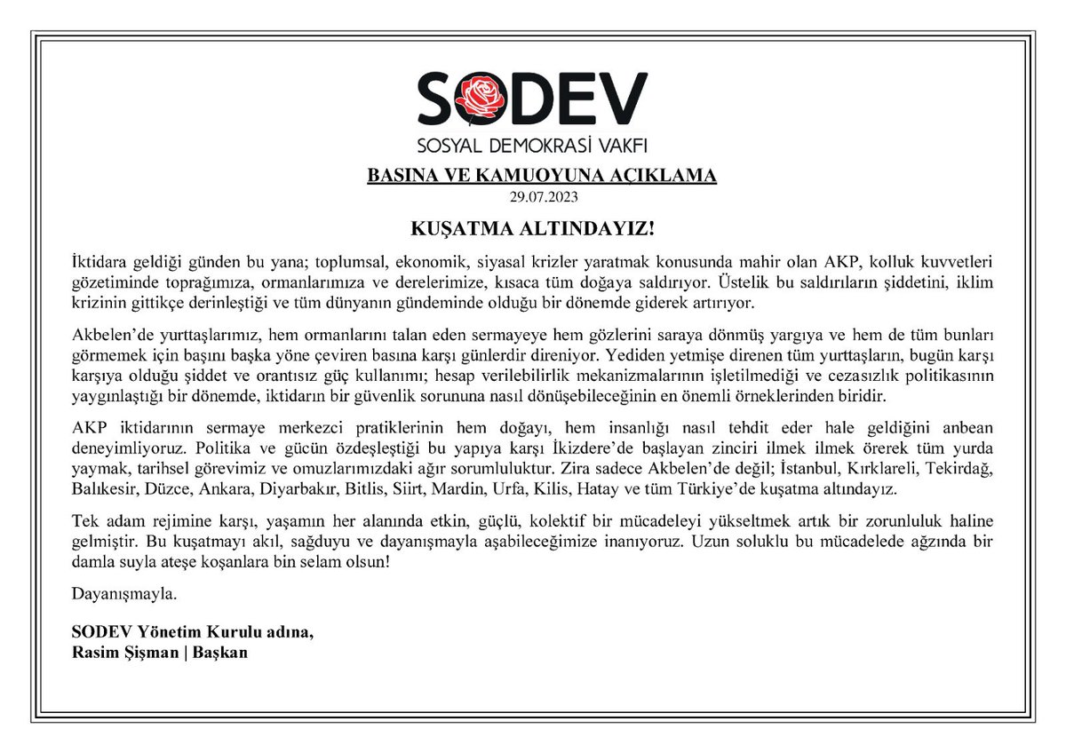 SODEV tweet media