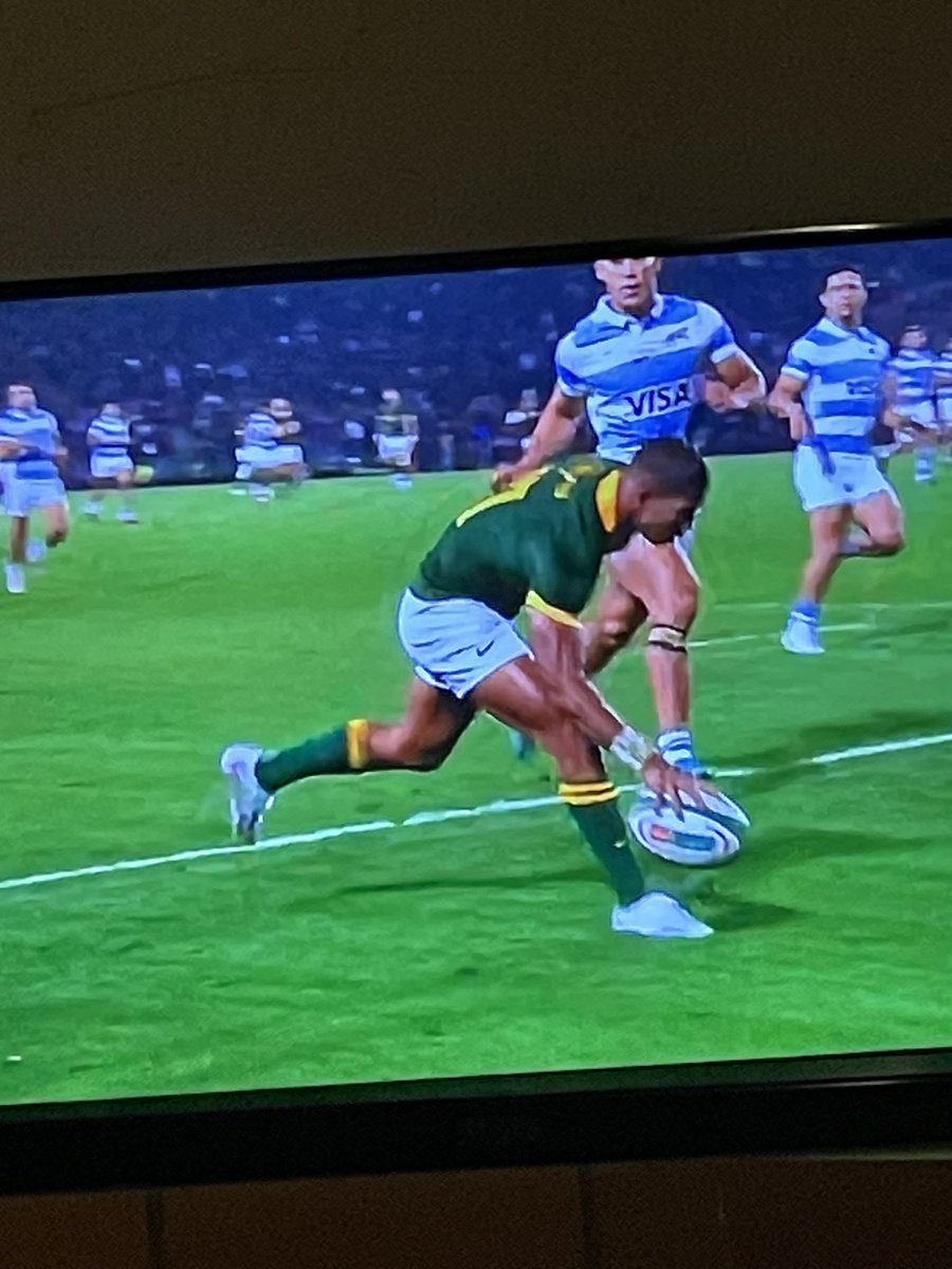 Manie in the bank! Go bokke #RSAvARG #SSRugby
