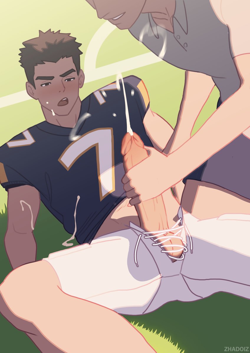 swx147852's tweet photo. Football coach x student
:Are you hurt? Oh my...you're swollen like this...
:I'm okay...wha-  coach!? https://t.co/vR7IEeLGX2