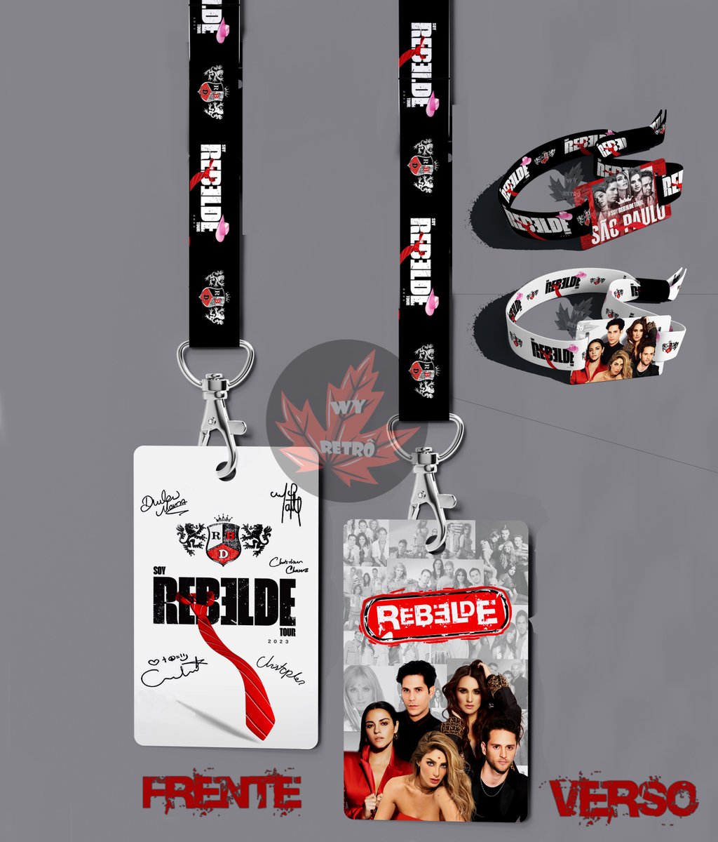📢 DE VOLTA!! 📢
Pulseira e o cordão/credencial do RBD para os shows da Soy Rebelde Tour em São Paulo e Rio de Janeiro!

📎 Reserve agora seu pedido com a gente na pré-venda pelo link abaixo!
Pulseira: shopee.com.br/product/312133…
Credencial: shopee.com.br/product/312133…
