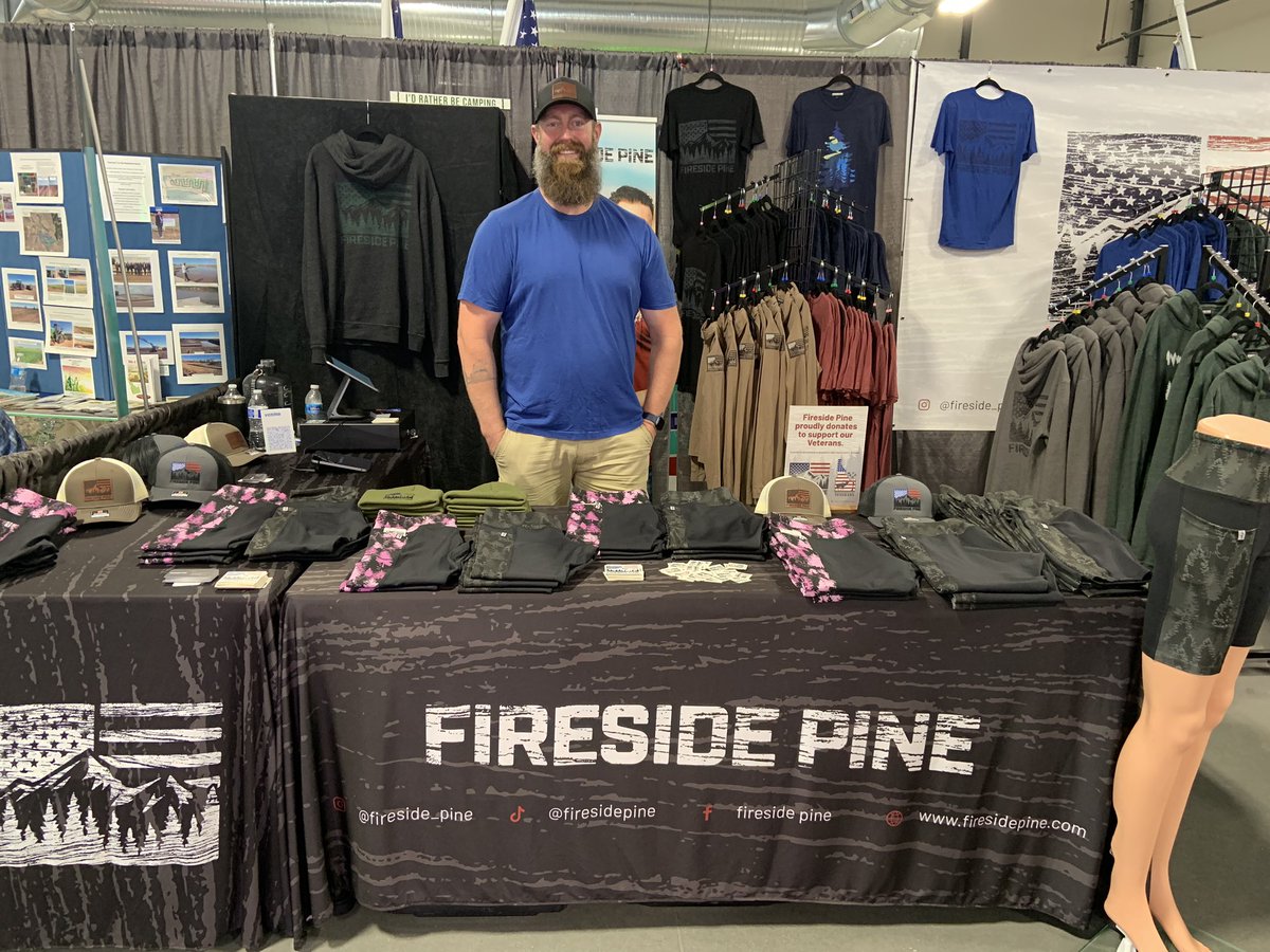 MichaelCGraham's tweet photo. If your over at the Canyon County Fair this weekend, stop by and see my friend Eric at Fireside Pine. They are inside The Center. https://t.co/qK7pjRkwcq