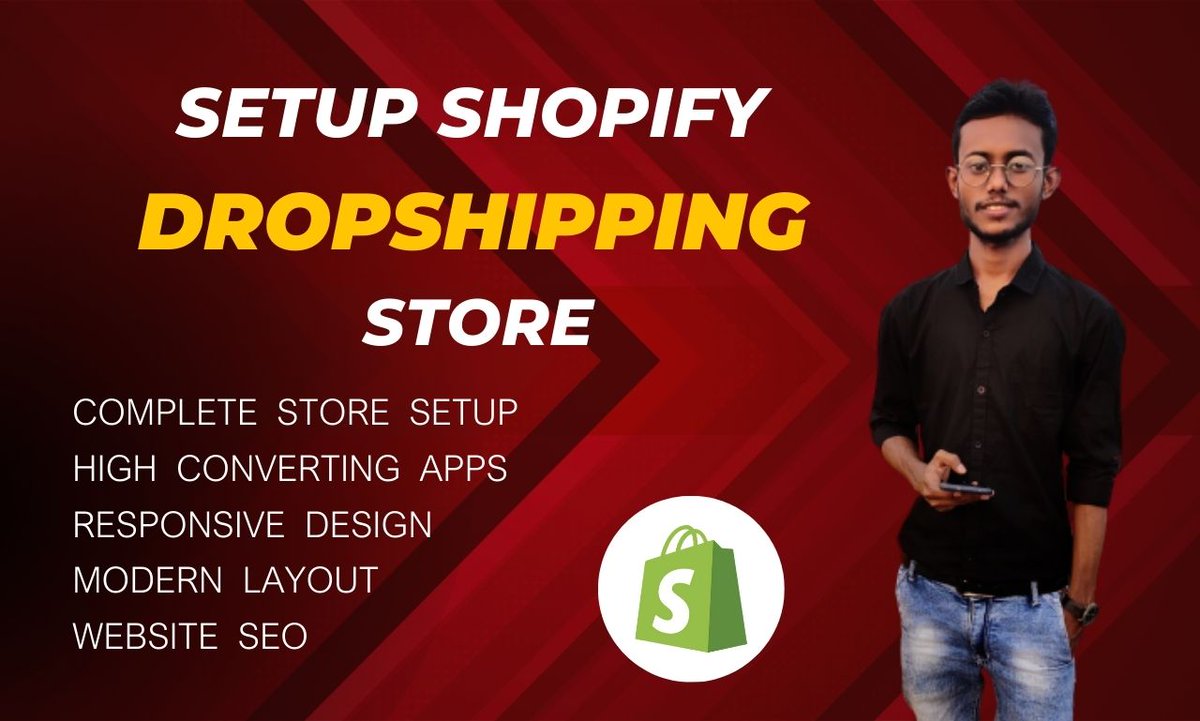WDev_Shuvo's tweet photo. 🌟Ready to be your own boss?🚀🛍️ Create your #Dropshipping store and unlock the potential for limitless success! 💼💯 No inventory hassles or huge startup costs -just pure entrepreneurial freedom!
Check my service -> https://t.co/1EiQrzvG9T

#Shopify #dropshipping #OnlineBusiness https://t.co/X8VHIm66JG