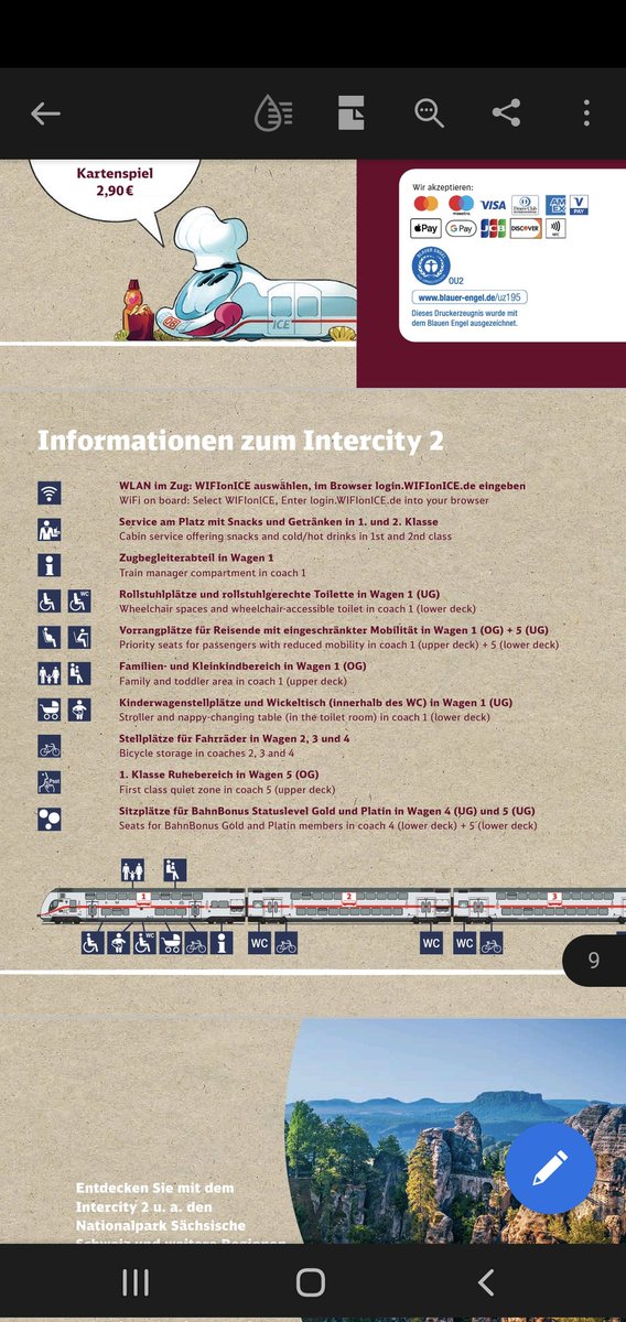 rmhconcepts's tweet photo. @freedeeerk @DB_Bahn Das mag ja stimmen, dass es den "Am Platz Service" im ICE nur in der 1.Klasse gibt, aber die Bahn bewirbt eben genau diesen in Klasse 1 und 2 im IC2. Wer damit wirbt, muss es auch anbieten. Alles andere ist Verarsche. https://t.co/yrqNsP92xt