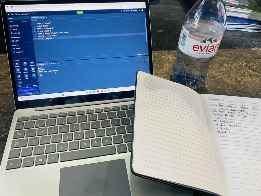 ahmedmoh09's tweet image. Cool frist day of coding 
 #100DaysOfCode 
 #100DaysOfCodePython