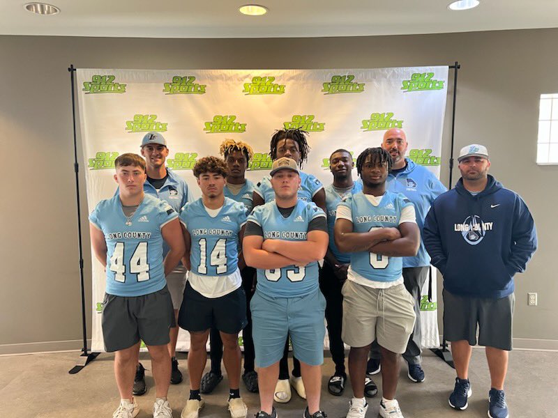 Coach_Pfiester's tweet photo. #Team26 had a great time at the @912Sports Media day this morning.  Appreciate having @pickens_kenny and @LCCoachHarrison join us.  #TideFAST🌊 #Play12 https://t.co/fC5y7x555E