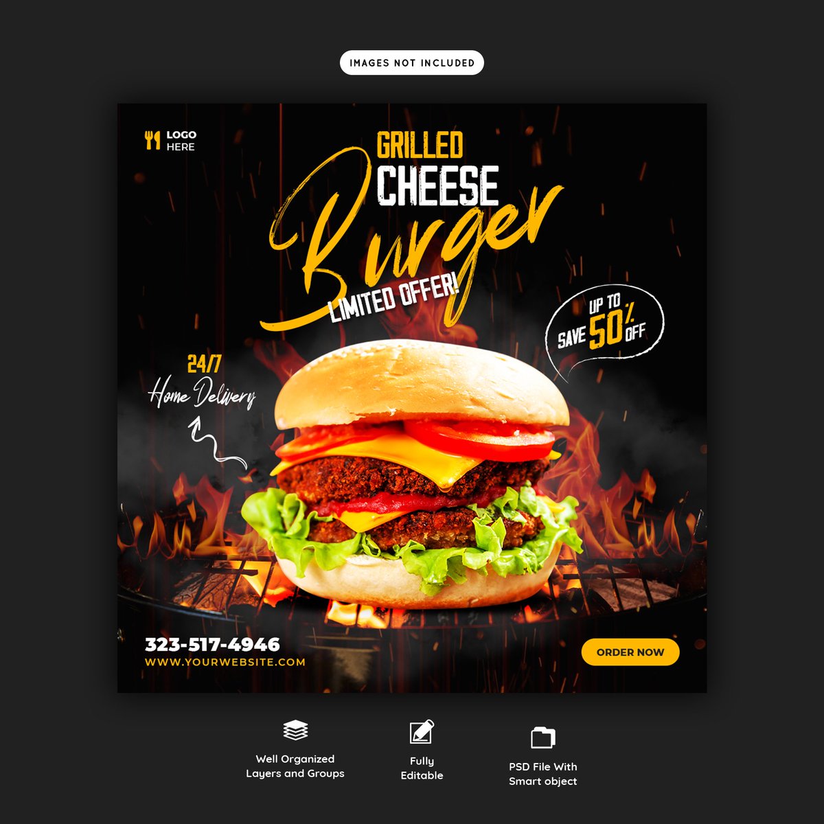 🍔🎨 Calling all burger enthusiasts! 🎨🍔 Exciting news! Our Burger Food Menu just got a delicious makeover with a stunning Social Media Banner design! 😍📲
#BurgerFoodMenu #FoodieFaves #BurgerMania #SocialMediaBanner #FoodMenuDesign #BurgerLove #TastyTreats #FoodieGram