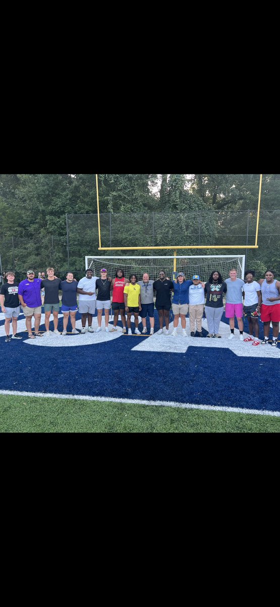 LanierRobison's tweet photo. Look at the alumni that came to our 1st scrimmage last night, there is no football culture in Shelby County like Lausanne football built by great players, coaches that love their players and a school that teaches our guys to be successful in college.  Come get on the boat!!! https://t.co/U4af19m9rQ
