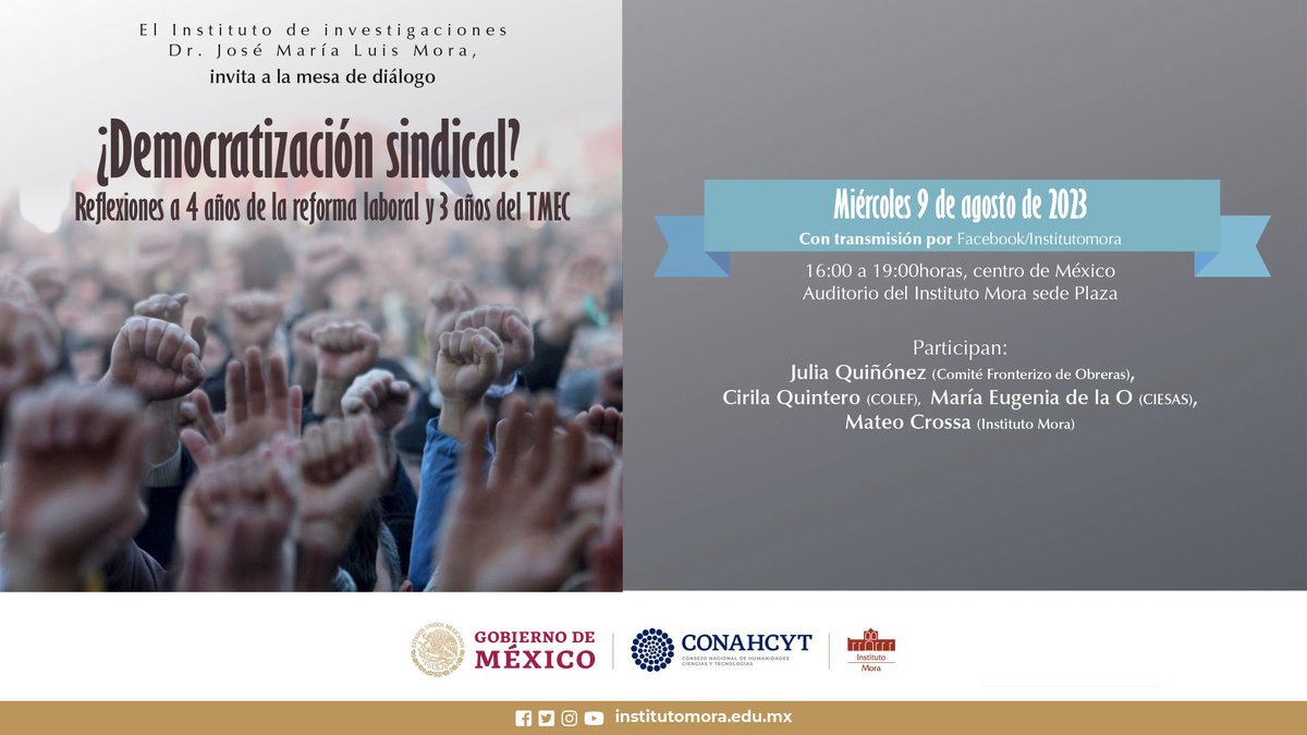 Instituto Mora tweet media