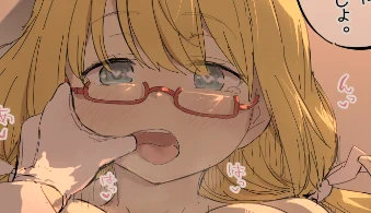 FANBOXに原寸とかハート目差分とか文字なしが置いてあります。 