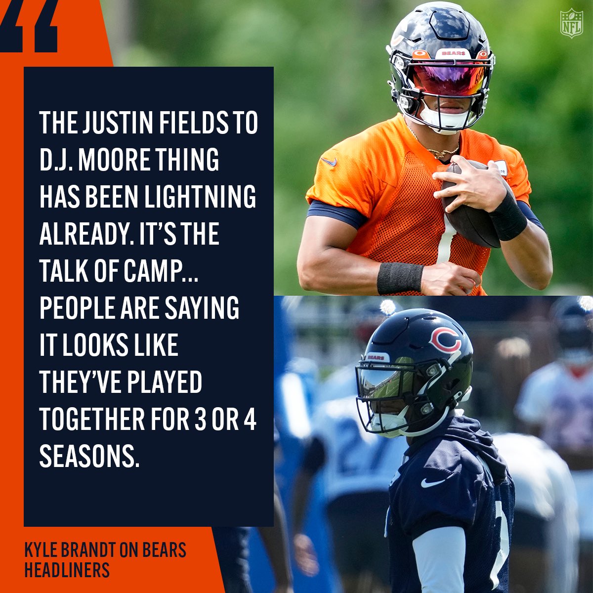 NFL's tweet photo. Already looking like a good 1️⃣-2️⃣ punch.

📺: Back Together Weekend on NFL Network, ABC, ESPN
📱: Stream on NFL+ https://t.co/pDghXEGglc https://t.co/fIFEbZ4ELR