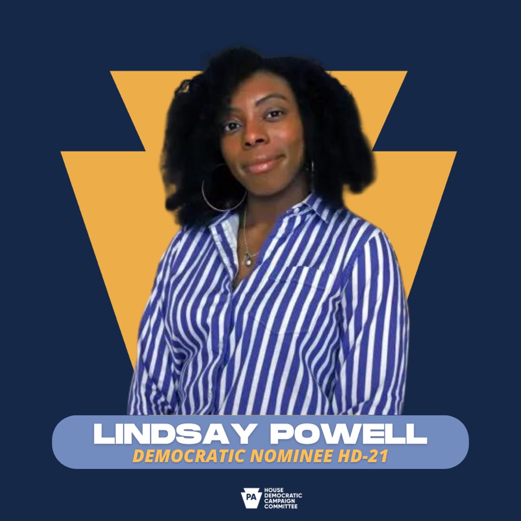 PAHDCC's tweet photo. Congratulations to Lindsay Powell, our Democratic nominee for the HD-21 special election! 

The PA HDCC is ready to get to work to welcome you into the majority in Harrisburg! https://t.co/Doqihusas6