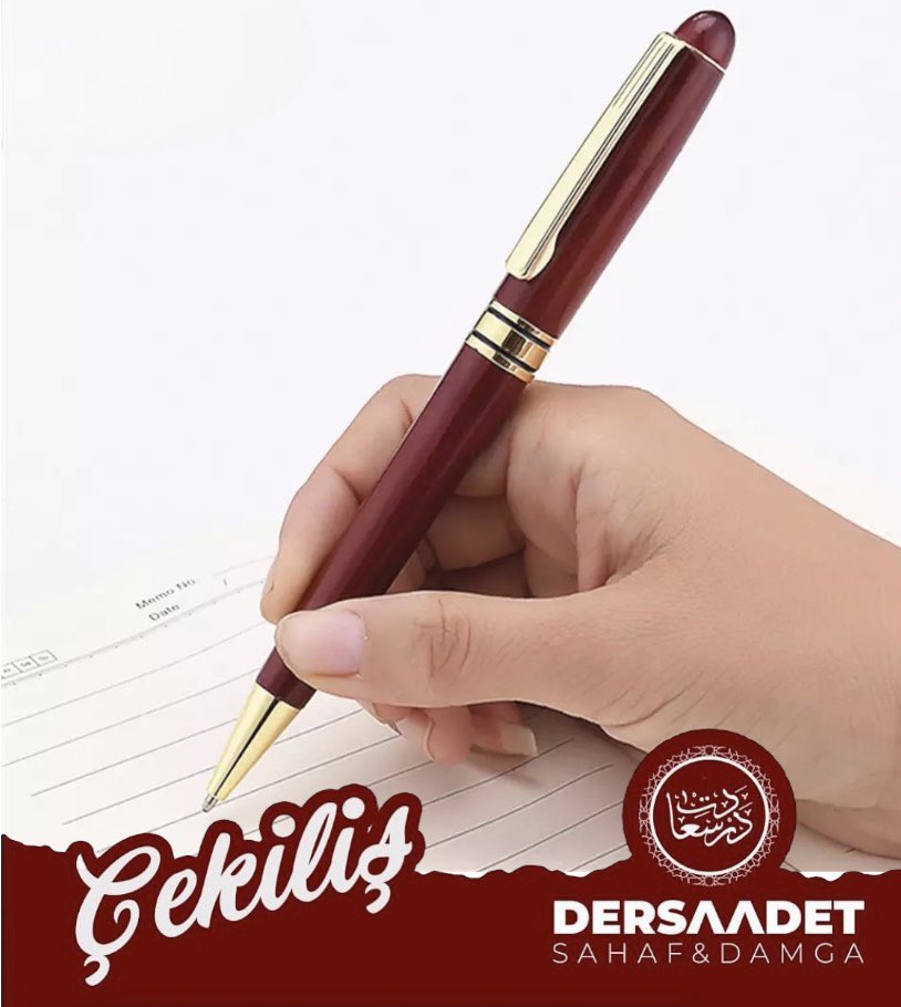 Gerçek ahşaptan özenle hazırlanmış bir kalem hediye ediyoruz 🌸

Çekilişe katılım şartları

📌 Bu twiti Rt’lemek 
📌Bizi takip etmek 

Çekilişimiz 7 Ağustosta açıklanacaktır
