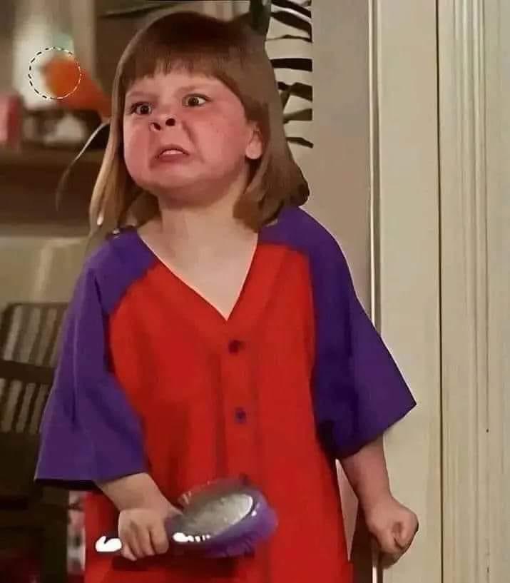 Cuando te estás arreglando y te apuran: