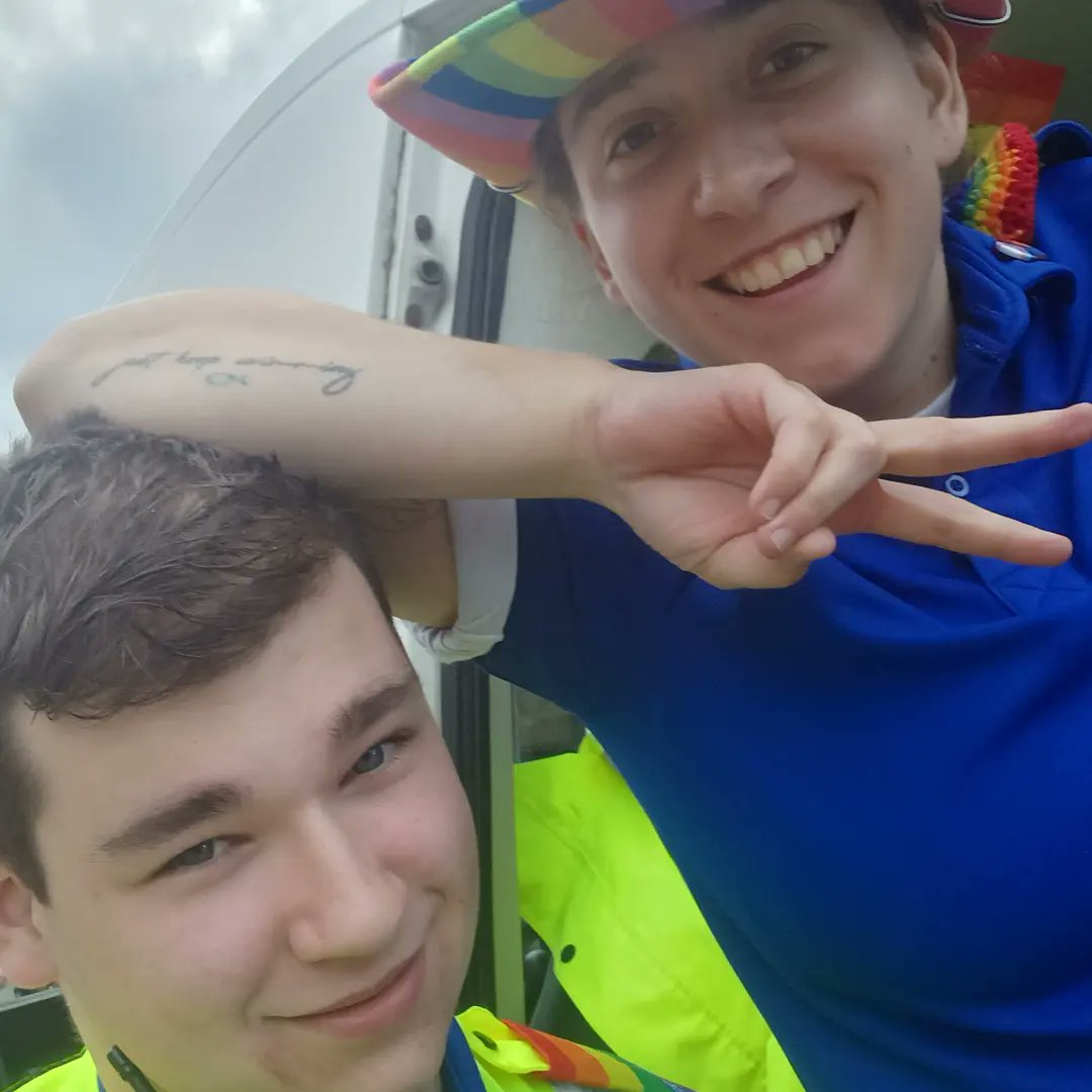 aidensweeney8's tweet photo. What an amazing duty today at Hamilton Pride!
I am thankful to say we used no skills and everyone had a fantastic day.
Thank you, @UNISONScotLGBT, for the free goodies. They will come in handy!
@StAFirstAid #hamiltonpride #Pride2023 #Scotland #firstaid #volunteering https://t.co/h813MEqCPj