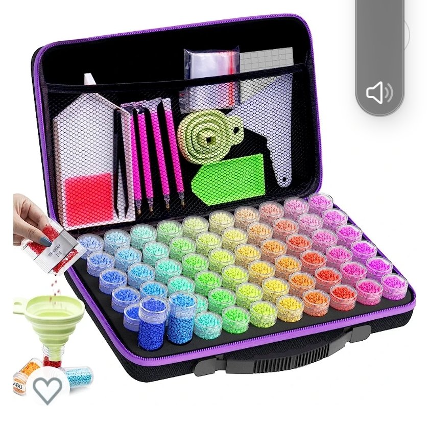 NinjaKitten18's tweet photo. @kairilynn416 Baby stitch! I also got this carry case to organize the diamonds but there is I think 3 different type of dotz brands that have different color charts https://t.co/hkFyBKRcn0