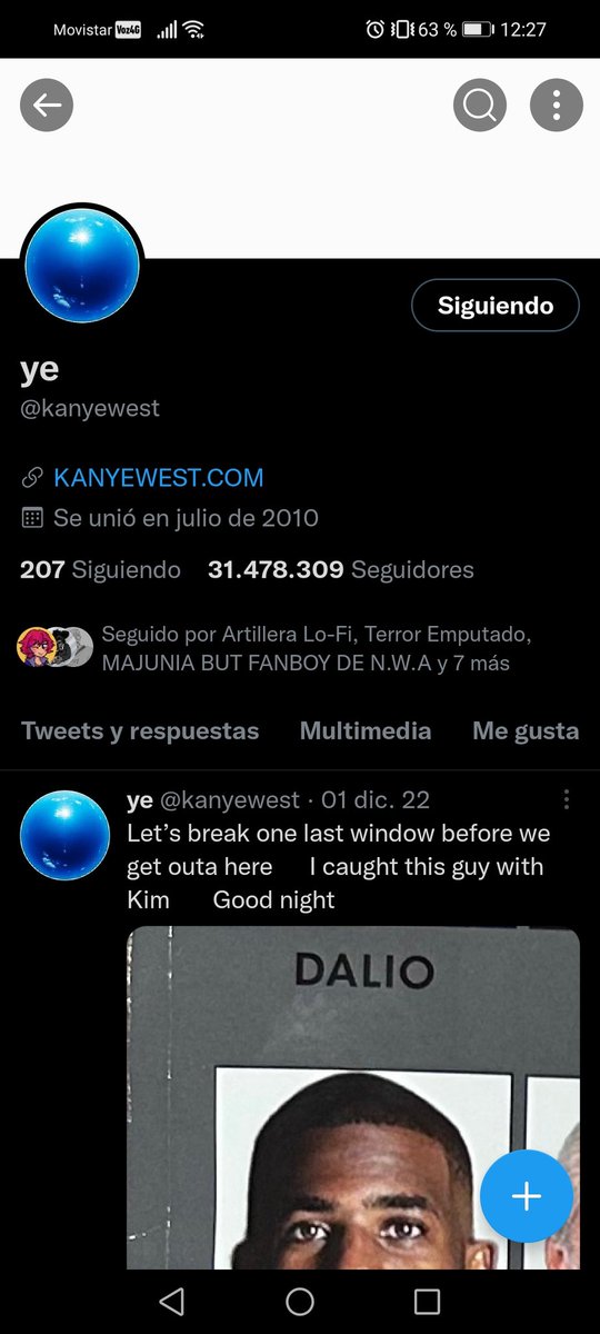 KanyeDef's tweet photo. Volvió... https://t.co/Quwo8M6Xsz