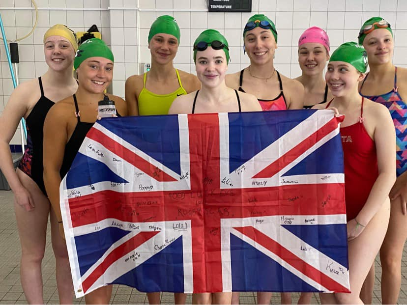 Sending all our good luck to EVE💚 from Rugby #ArtisticSwimming Club - off to represent @gbsynchro at the Junior European Championships, in Madeira to compete against the best in Europe. 
So proud...
#LetsGoRugby
@westmidswimming
