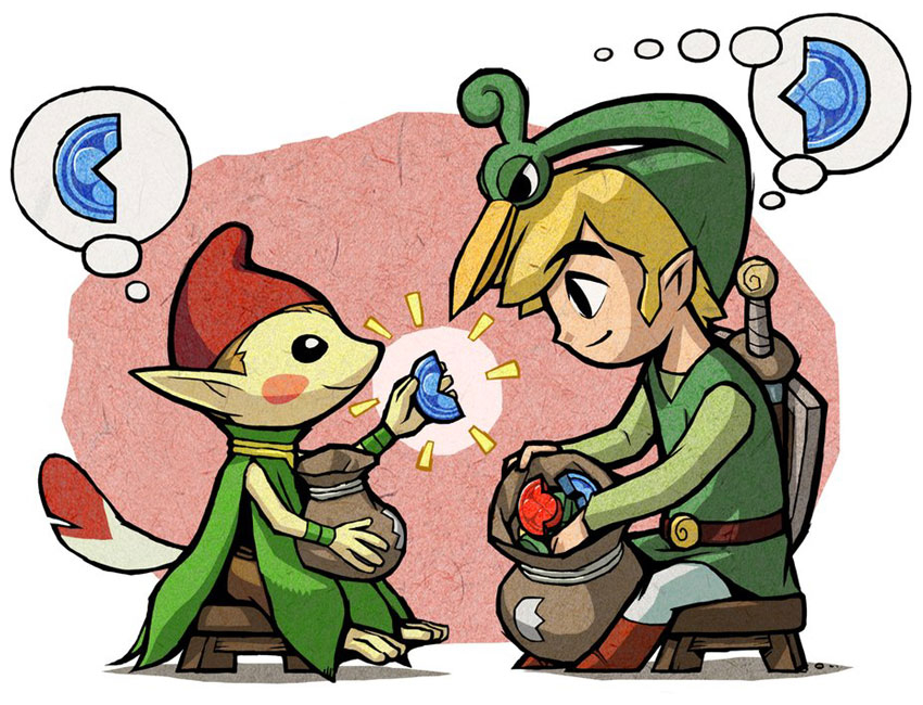 I love how Nintendo made all of these little Minish Cap art pieces theyre all so charming