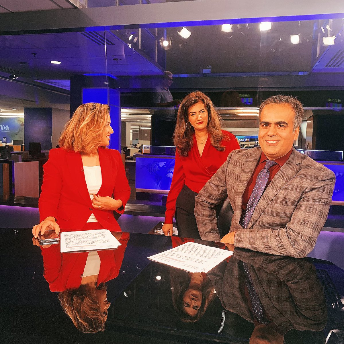 jalalzai's tweet photo. After 30 Minutes show with dear colleagues, 
@FPaimani https://t.co/ZTpE5kXoXR