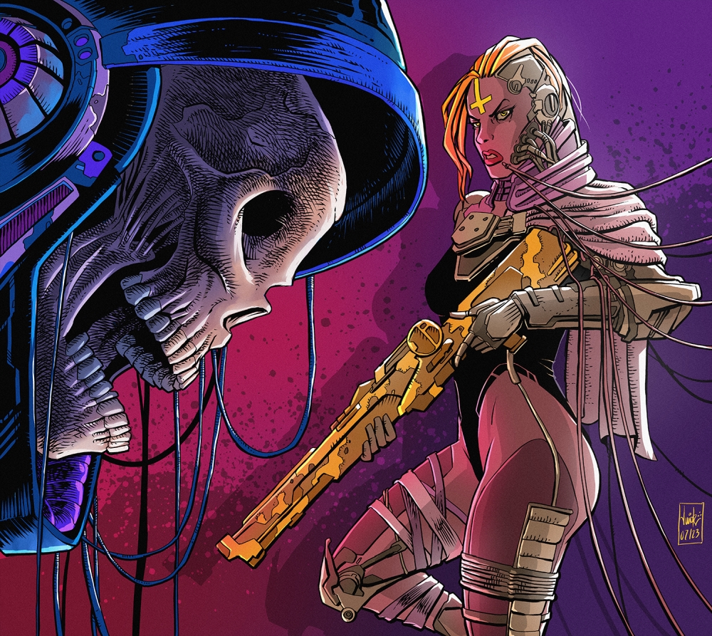 How Lucky You Are...

#Cyberpunk2077 #cyberpunk  #scifi #heavymetalmagazine #2000ad #ink