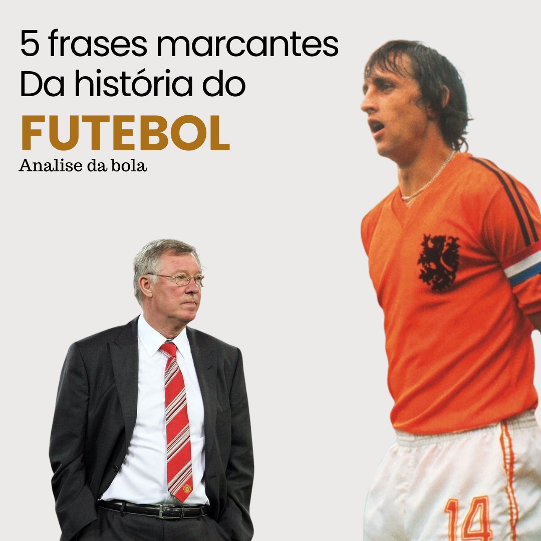 FRASES MARCANTES DA HISTORIA DO FUTEBOL!
Segue o fio🧵