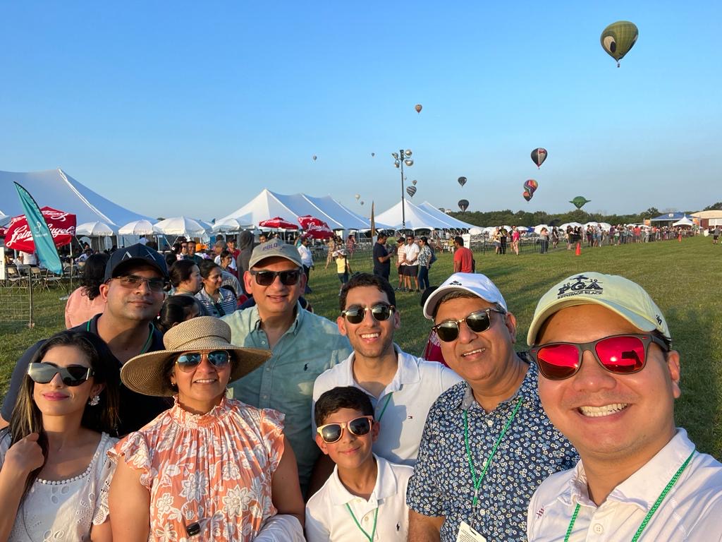 Persistentsys's tweet photo. Our team in New Jersey had a fantastic evening together at our annual summer picnic, which took place at the iconic New Jersey Festival of Ballooning. This festival is the largest summer hot air balloon and music festival in North America and is considered the premier family entertainment attraction in New Jersey. It has received The New Jersey Governor's Award for Best Special Event and has been designated multiple times as a Top 100 Festival in North America by the American Bus Association.

The team, along with their families, had a great start to the summer weekend with balloon rides and amazing hospitality. Special thanks go to our leadership, @skkalra, and Garima Singh, for their support, and also to the entire HR and organizing team for making this event possible.

#SeeBeyondRiseAbove #MyLifeAtPersistent #IAmPersistent