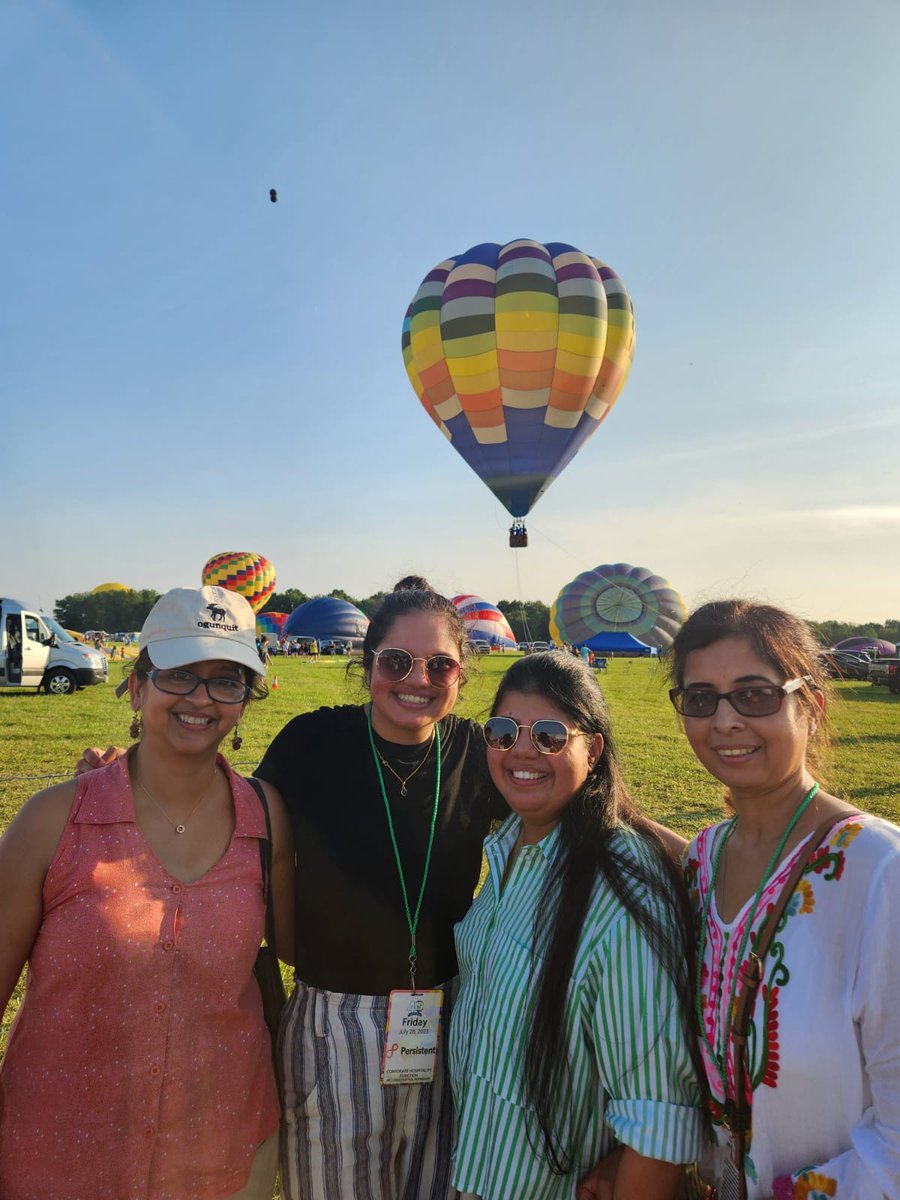 Persistentsys's tweet photo. Our team in New Jersey had a fantastic evening together at our annual summer picnic, which took place at the iconic New Jersey Festival of Ballooning. This festival is the largest summer hot air balloon and music festival in North America and is considered the premier family entertainment attraction in New Jersey. It has received The New Jersey Governor's Award for Best Special Event and has been designated multiple times as a Top 100 Festival in North America by the American Bus Association.

The team, along with their families, had a great start to the summer weekend with balloon rides and amazing hospitality. Special thanks go to our leadership, @skkalra, and Garima Singh, for their support, and also to the entire HR and organizing team for making this event possible.

#SeeBeyondRiseAbove #MyLifeAtPersistent #IAmPersistent