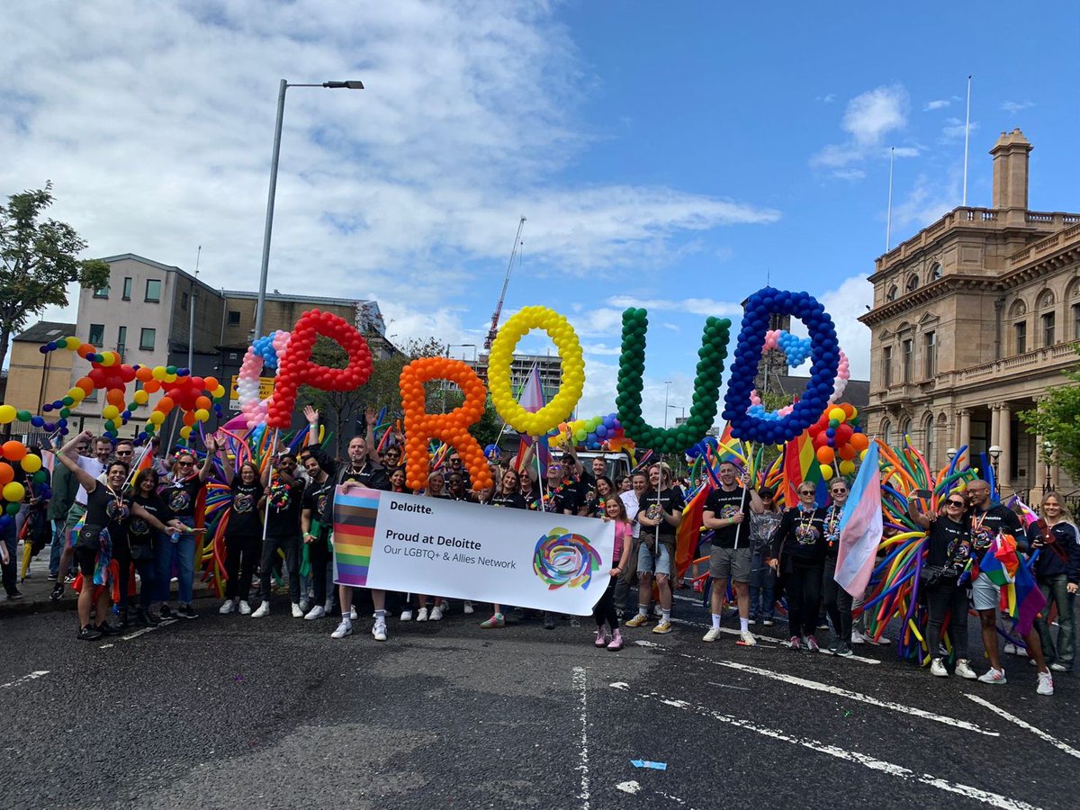 What a day!!

I am full of pride and joy after seeing Belfast city centre welcome thousands of people to #BelfastPride for a celebration of love and inclusion ❤️🧡💛💚💙💜

#ProudatDeloitte #BelfastPride #Pride2023 @DeloitteProud @DeloitteNI