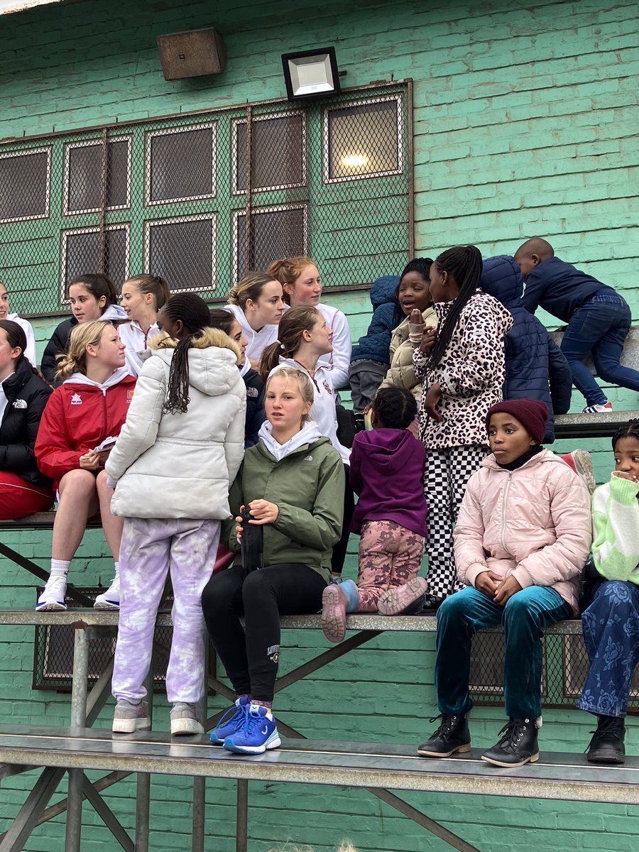 In the afternoon, the teams played against various clubs/schools from Langa. They were great competition and our teams played some brilliant netball against them. A thoroughly enjoyable day had by all. New friends made too! 😊 #SouthAfrica #tour